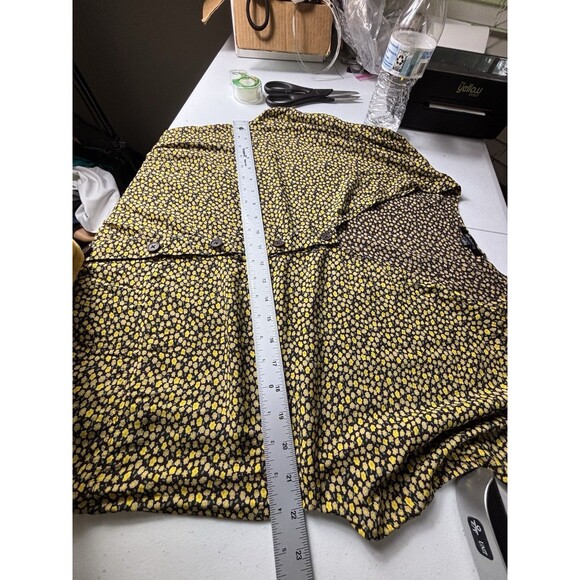 Madewell Spring Fling Womens Easy midi Dress Front Cutout Bitsy Floral L - Picture 8 of 14